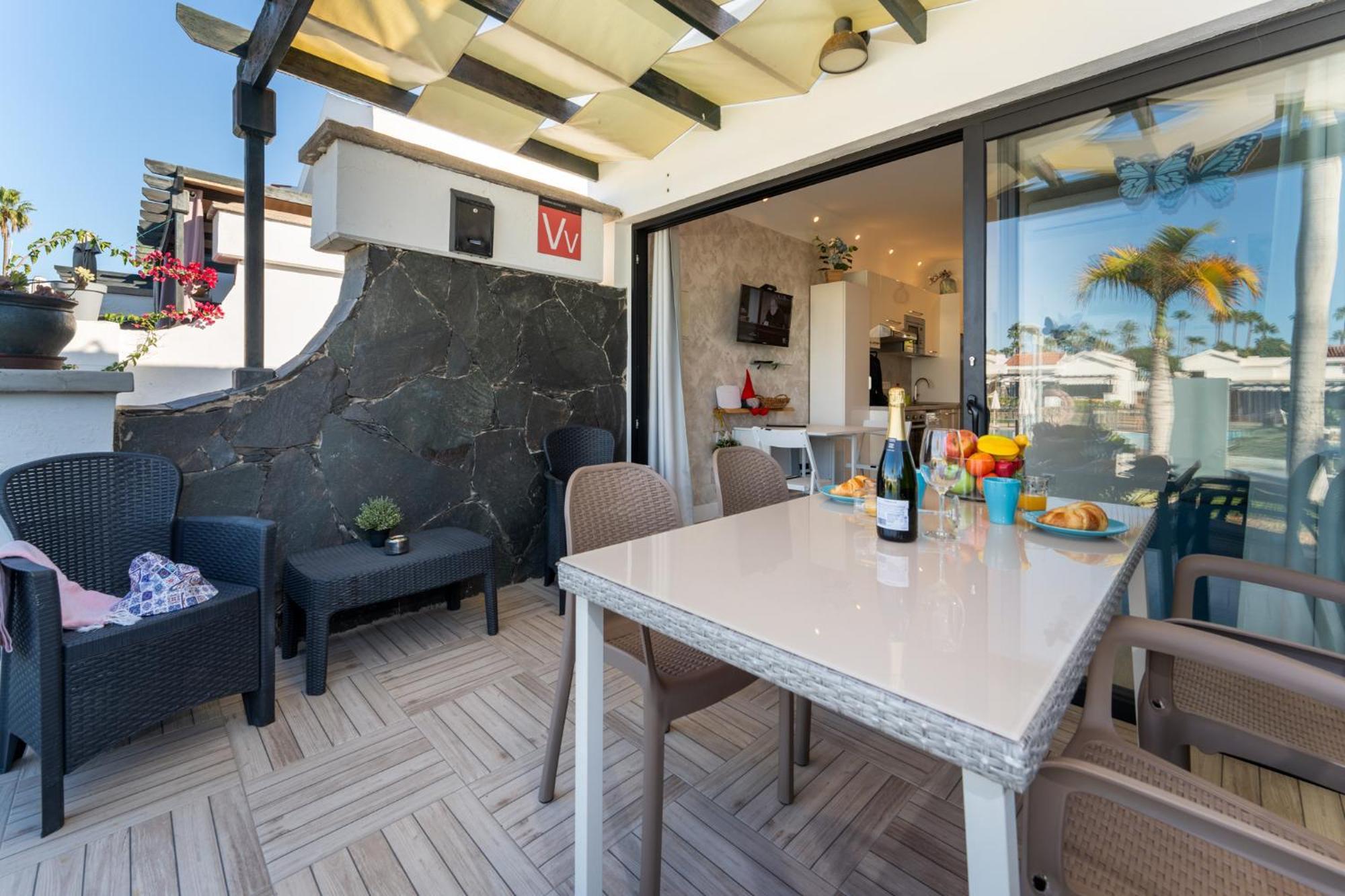 Luxury Poolside Holiday Home Maspalomas  Ngoại thất bức ảnh